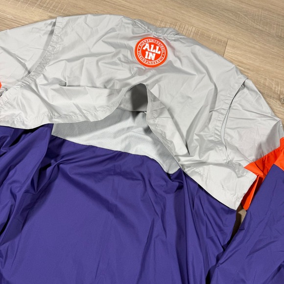 Nike Clemson Football Tiger Territory Windbreaker Jacket Color Block ALL IN XL - Picture 8 of 10
